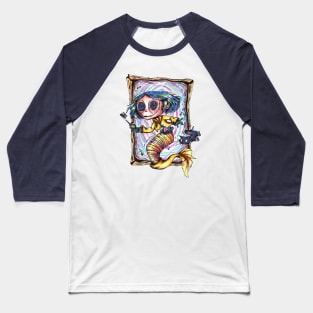 Coraline Mermaid Baseball T-Shirt